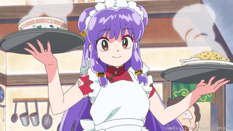 「らんま1／2」の“完全新作的アニメ”の第17話「格闘出前レース」の一場面（c）高橋留美子・小学館／「らんま1／2」製作委員会