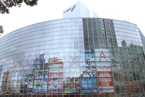 スーパー戦隊シリーズを放送しているテレビ朝日の社屋