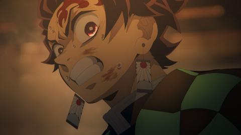 「劇場版『鬼滅の刃』無限城編 第一章 猗窩座再来」のキャラクターCM第1弾「竈門炭治郎」の一場面（c）吾峠呼世晴／集英社・アニプレックス・ufotable