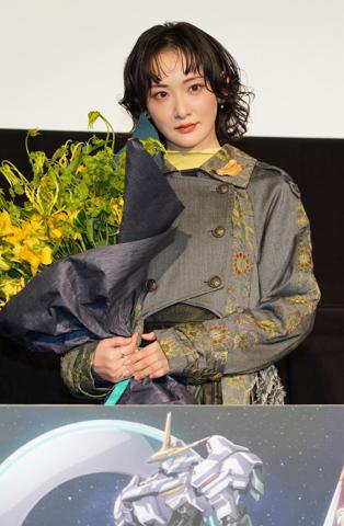 「機動戦士ガンダム 鉄血のオルフェンズ ウルズハント -小さな挑戦者の軌跡-」の公開記念舞台あいさつに登場した生駒里奈さん