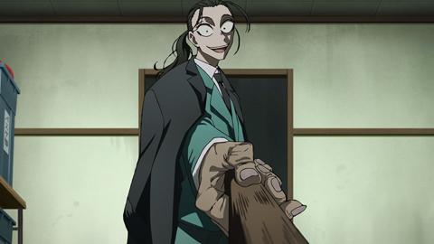 「SANDA」の第6話「人造人間vsサンタクロース」の一場面(c)板垣巴留(秋田書店)/SANDA製作委員会