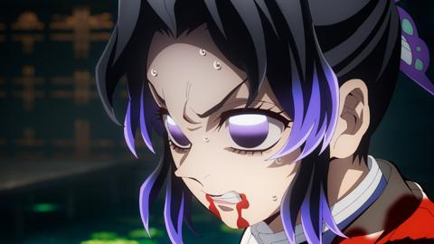 「劇場版『鬼滅の刃』無限城編 第一章 猗窩座再来」のキャラクターCM第3弾の一場面(c)吾峠呼世晴/集英社・アニプレックス・ufotable