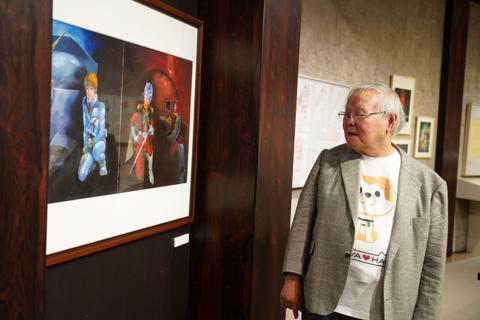 渋谷区立松濤美術館（東京都渋谷区）で開催中の安彦良和さんの回顧展「描く人、安彦良和」（c）創通・サンライズ