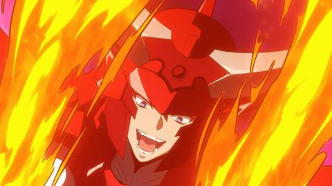 アニメ「鎧真伝サムライトルーパー」の特別先行公開映像第3弾の一場面（c）SUNRISE