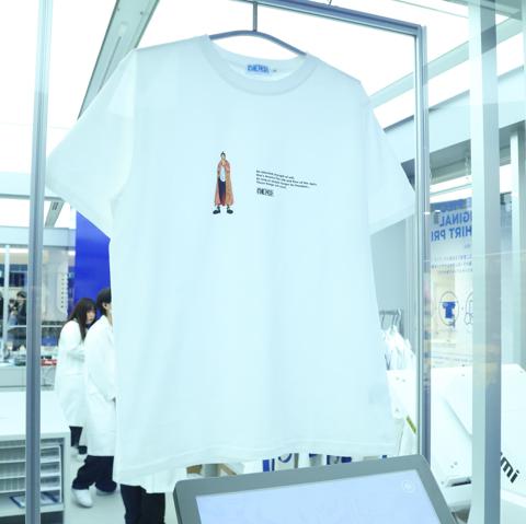 「ONE PIECE BASE SHOP」で作成できるオリジナルTシャツのサンプル（ヒグマ）