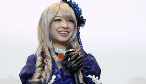 Vシネクスト「仮面ライダーガヴ　ギルティ・パルフェ」初日舞台あいさつに登壇した鎌田英怜奈さん