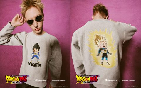 「ドラゴンボールDAIMA」と「Champion」がコラボしたスエット