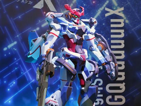 「機動戦士Gundam GQuuuuuuX」が「Yahoo!検索大賞2025」のアニメ部門で1位に輝いた(画像は作中に登場するGQuuuuuuXの立像)
