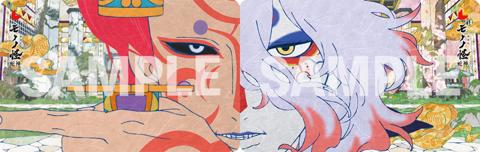 劇場版アニメ「劇場版モノノ怪 第三章 蛇神」の第3弾ムビチケカード2種（c）ツインエンジン