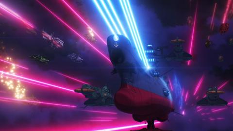 アニメ「ヤマトよ永遠に REBEL3199」の第五章「白熱の銀河大戦」の第2弾特報の一場面（c）西崎義展／宇宙戦艦ヤマト3199製作委員会