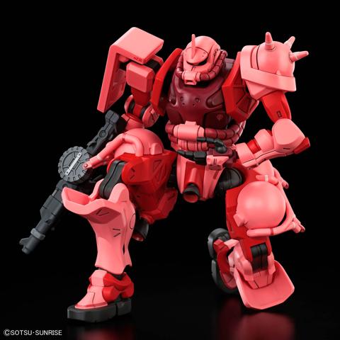 「機動戦士Gundam GQuuuuuuX」のシャア専用ザクのガンプラ「HG 1／144 シャア専用ザク（GQ）」（c）創通・サンライズ
