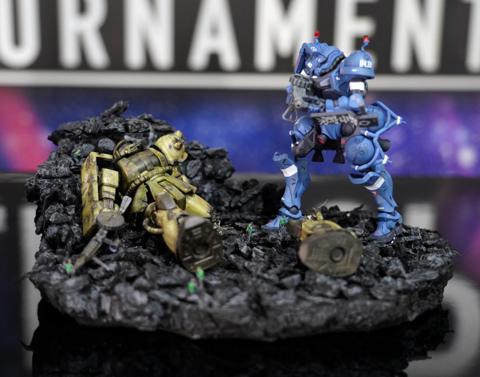 「ガンプラビルダーズワールドカップ 13thトーナメント」の日本大会決勝戦のU-20コースで優勝したうな10さんの「『向こう側』から残されたもの」