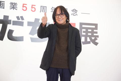 展示会「ー画業55周年記念ー あだち充展」のトークイベントに登場したあだち充さん