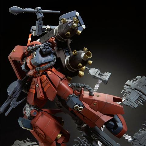 「機動戦士ガンダム サンダーボルト」のサイコ・ザクのガンプラ「MG 1/100 高機動型ザク “サイコ・ザク”(GUNDAM THUNDERBOLT版)ラストセッションVer.」(c)創通・サンライズ