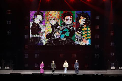 「ジャンプフェスタ2026」の「鬼滅の刃」のステージイベントの様子（c）SHUEISHA Inc. All rights reserved.
