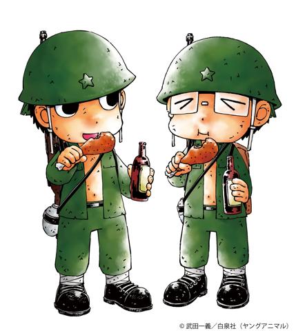 「ペリリュー －楽園のゲルニカ－」の武田一義さんによる描き下ろしイラスト（c）武田一義・白泉社／2025「ペリリュー －楽園のゲルニカ－」製作委員会」