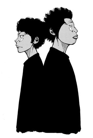 高橋ヒロシさんの「クローズ」「WORST」の正統続編となる最新作「ダストランド」のイラスト