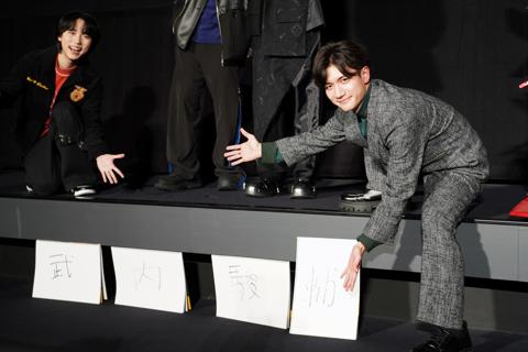 アニメ「鎧真伝サムライトルーパー」の先行上映会の様子