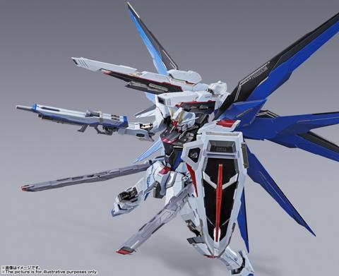 「機動戦士ガンダムSEED」のフリーダムガンダムのフィギュア「METAL BUILD フリーダムガンダム CONCEPT 2」（c）創通・サンライズ