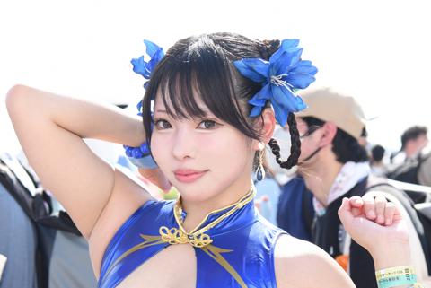 「ストリートファイター6」の春麗のコスプレを披露した僕のプリンさん