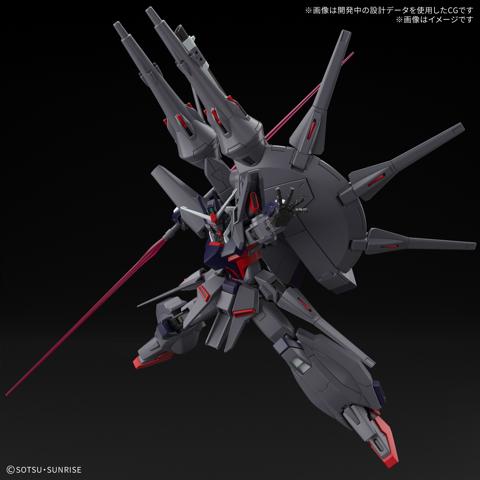 「機動戦士ガンダムSEED DESTINY」のレジェンドガンダムのガンプラ「HG 1／144 レジェンドガンダム」（c）創通・サンライズ