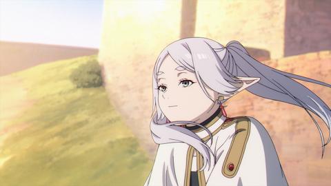 アニメ「葬送のフリーレン」のビジュアル（c）山田鐘人・アベツカサ／小学館／「葬送のフリーレン」製作委員会