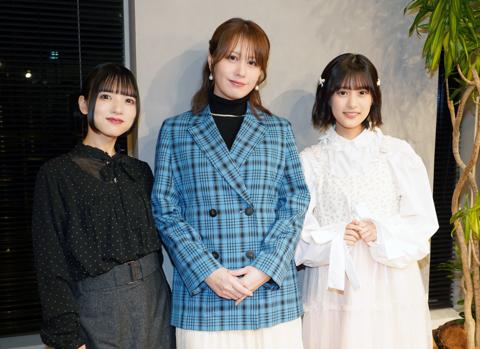 アニメ「貴族転生 ~恵まれた生まれから最強の力を得る~」に出演する(左から)宮下早紀さん、奈波果林さん、橘杏咲さん