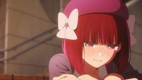 テレビアニメ「【推しの子】」の第25話「入れ込み」の一場面（c）赤坂アカ×横槍メンゴ／集英社・【推しの子】製作委員会