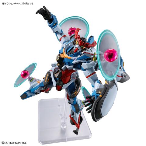 「機動戦士Gundam GQuuuuuuX」のGQuuuuuuXのガンプラ「HG 1／144 ジークアクス（エンディミオン・ユニット覚醒時）」（c）創通・サンライズ