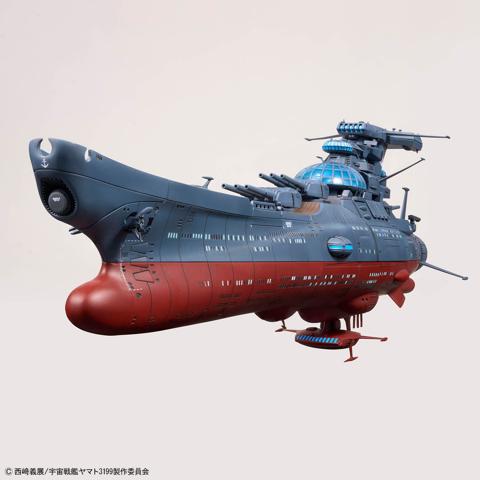 「ヤマトよ永遠に REBEL3199」のプラモデル「1／1000 波動実験艦 銀河［3199］」（c）西崎義展／宇宙戦艦ヤマト3199製作委員会