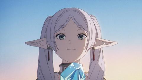 アニメ「葬送のフリーレン」の第29話「じゃあ行こうか」の一場面（c）山田鐘人・アベツカサ／小学館／「葬送のフリーレン」製作委員会