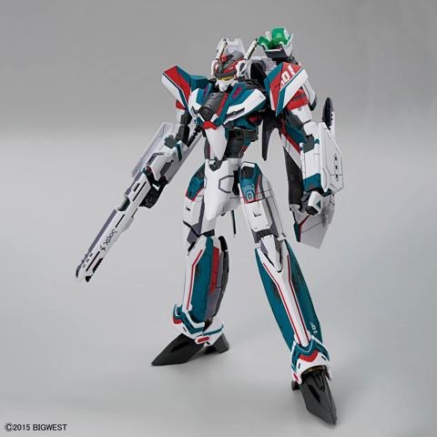 「マクロスΔ」のプラモデル「HG 1／100 VF-31S ジークフリード（アラド・メルダース機）」（c）2015 BIGWEST