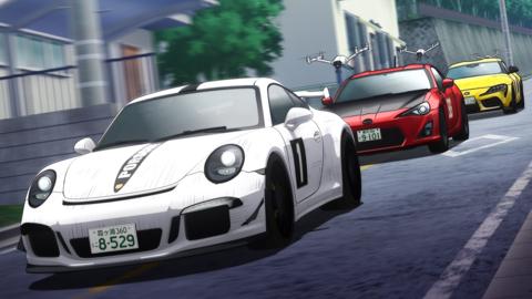 アニメ「MFゴースト 3rd Season」の第27話「ファイナルラップ」の一場面（c）しげの秀一・講談社／MFゴースト製作委員会