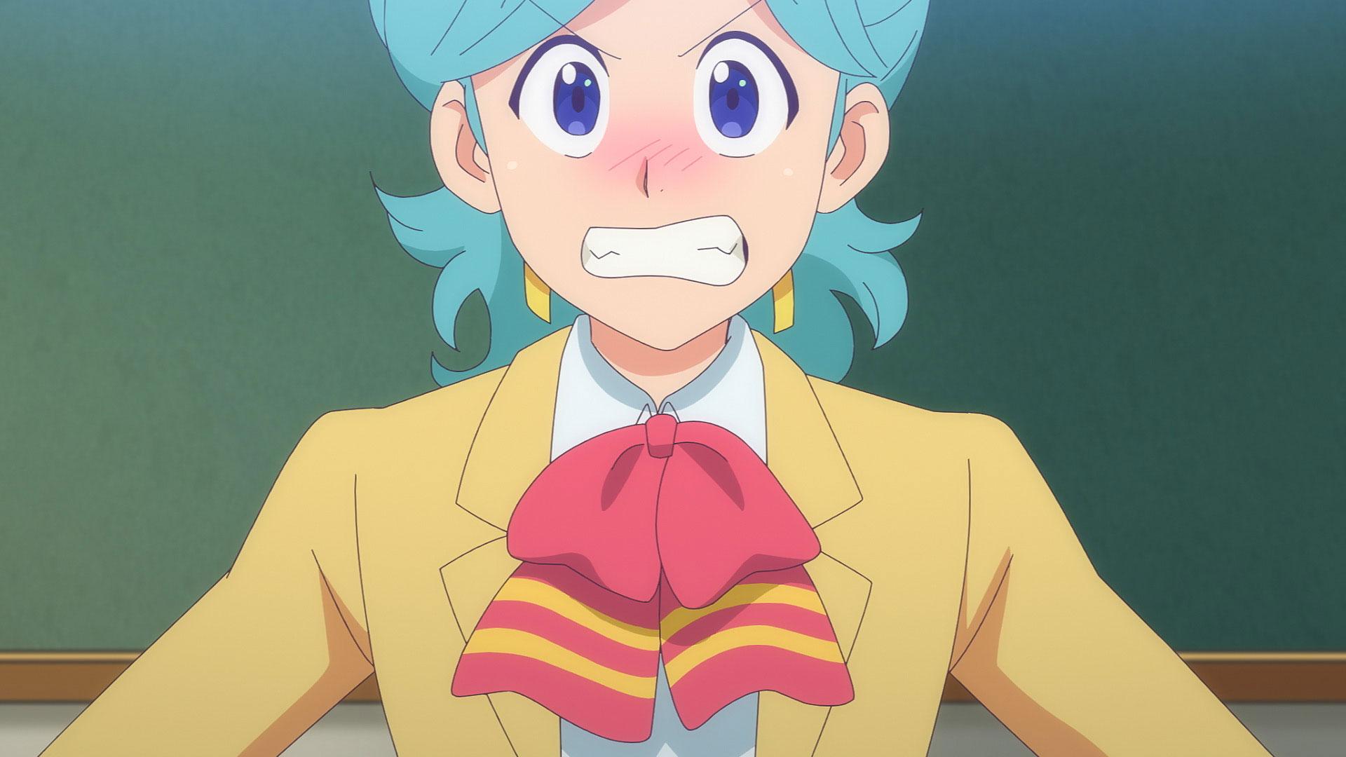 アニメ「ハイスクール!奇面組」の第3話「親切心のギャグ効果!?/あまのじゃくにおめぐみを」の一場面(c)新沢基栄/集英社・奇面組