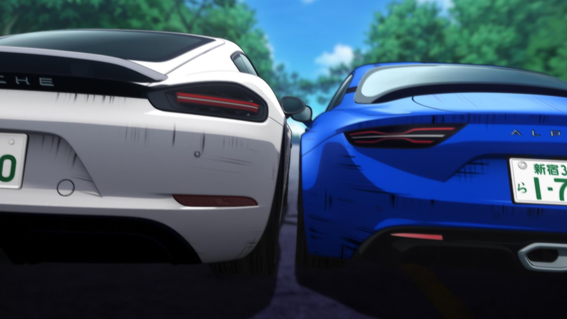 アニメ「MFゴースト 3rd Season」の第28話「2人のファーストキス」の一場面（c）しげの秀一・講談社／MFゴースト製作委員会