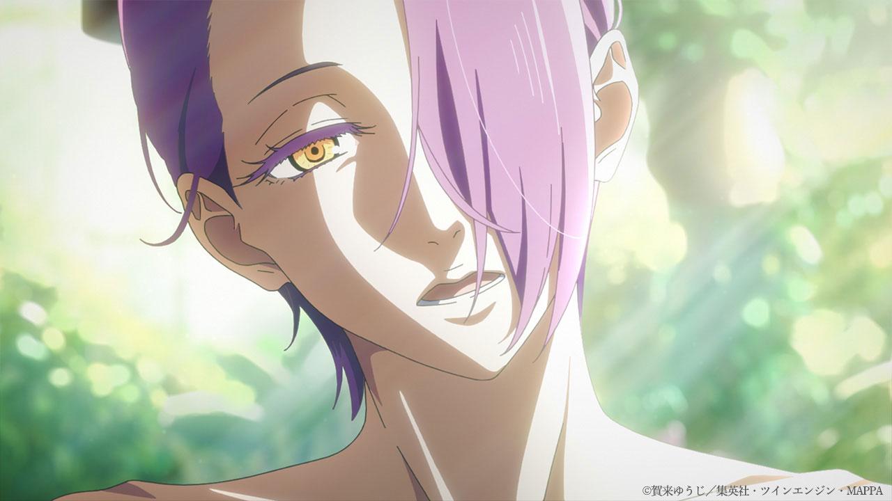 アニメ「地獄楽」の第16話「不変と変化」の一場面