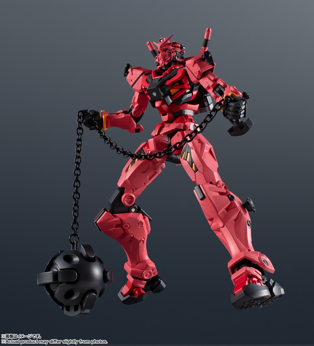 「機動戦士Gundam GQuuuuuuX」の赤いガンダムのフィギュア「GUNDAM UNIVERSE gMS-α RED GUNDAM」（c）創通・サンライズ