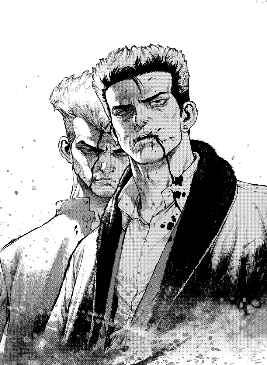 「ろくでなしBLUES」の外伝「ろくでなしBLUES -鬼葛-」のカット（c）森田まさのり・スタジオヒットマン・Boichi／集英社