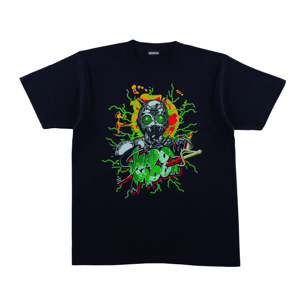 「仮面ライダーBLACK」のTシャツ「シャドームーン Tシャツ feat.STUDIO696」(c)石森プロ・東映