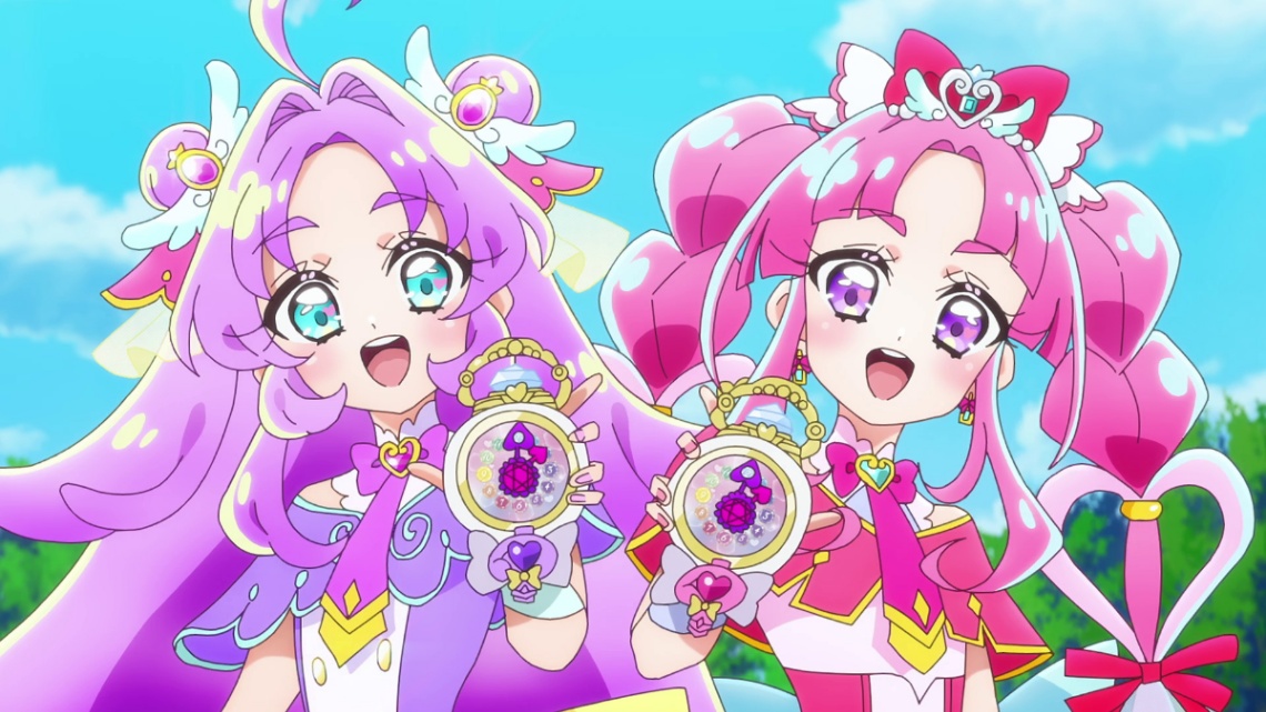 アニメ「名探偵プリキュア!」の第1話「誕生!名探偵プリキュア!」の一場面(c)ABC-A・東映アニメーション
