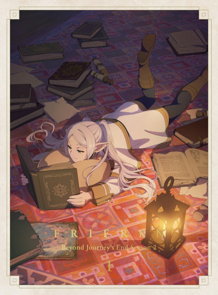 アニメ「葬送のフリーレン」の第2期のブルーレイディスク＆DVDの第1巻のジャケット（c）山田鐘人・アベツカサ／小学館／「葬送のフリーレン」製作委員会