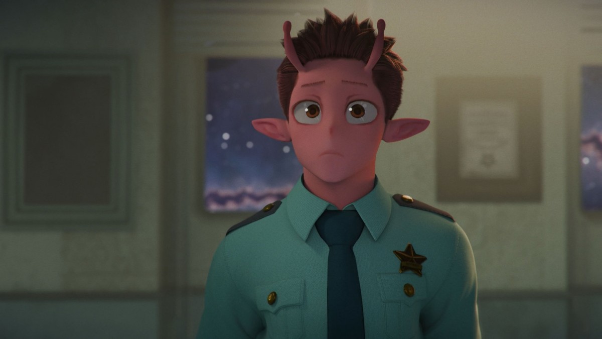 アニメ「銀河特急 ミルキー☆サブウェイ 各駅停車劇場行き」のカット（c）亀山陽平／タイタン工業