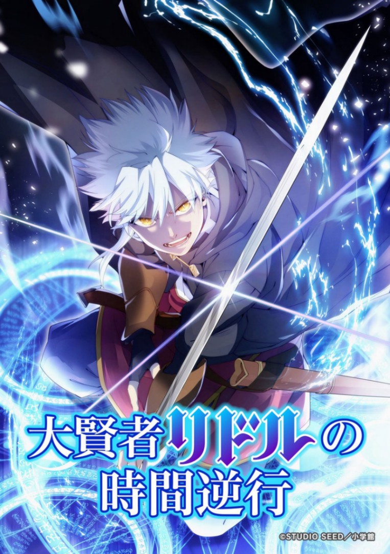 アニメ「大賢者リドルの時間逆行」のキービジュアル（c）STUDIO SEED／小学館