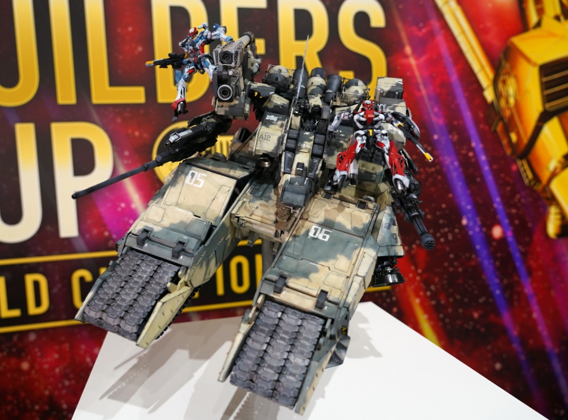 「ガンプラビルダーズワールドカップ 13thトーナメント」の世界大会決勝戦のOVER-21コースで優勝した中国内地代表の「Another V」（MENG YUさん）