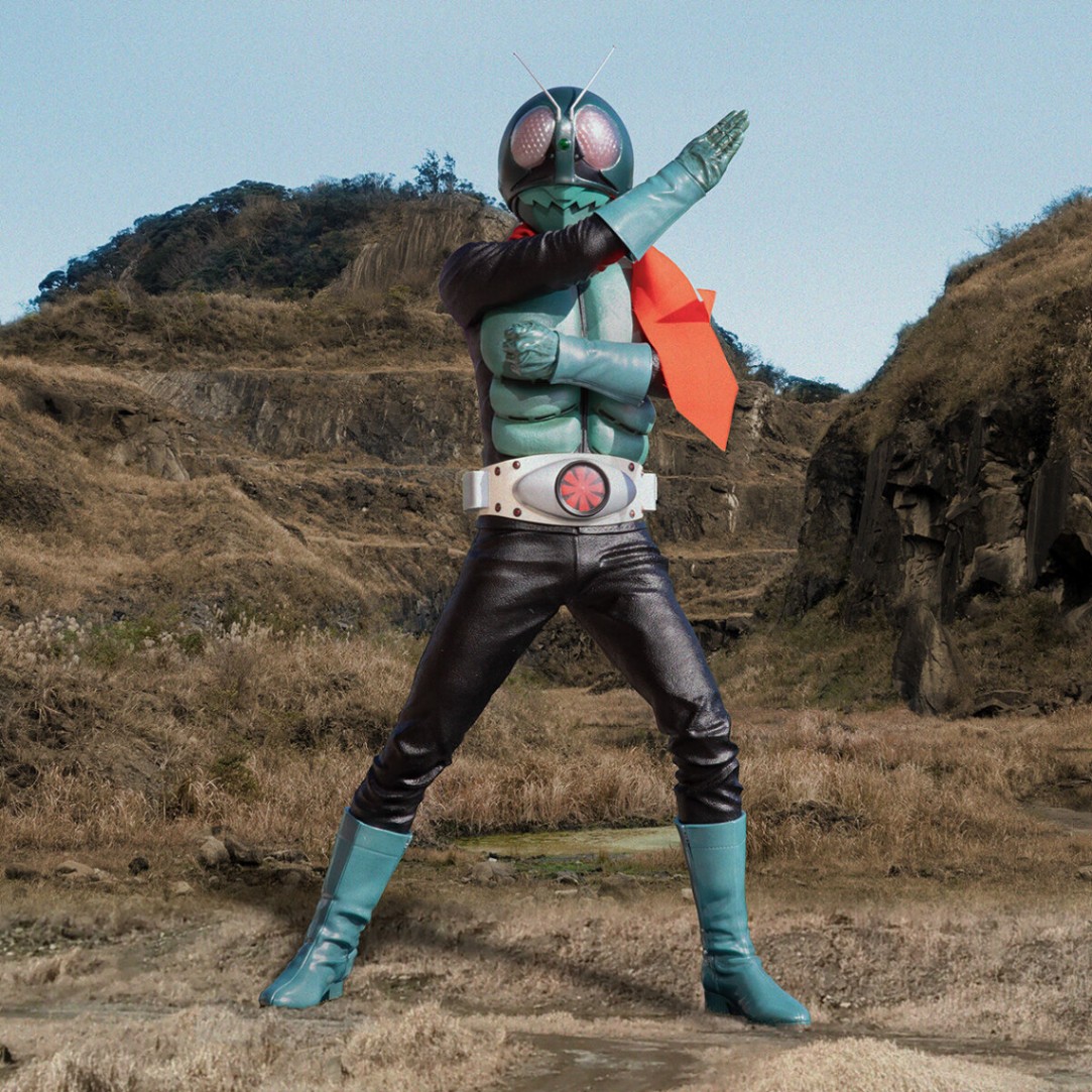 「仮面ライダー」シリーズの仮面ライダー（旧1号）のフィギュア「Ultimate Article 仮面ライダー旧1号」（C）石森プロ・東映
