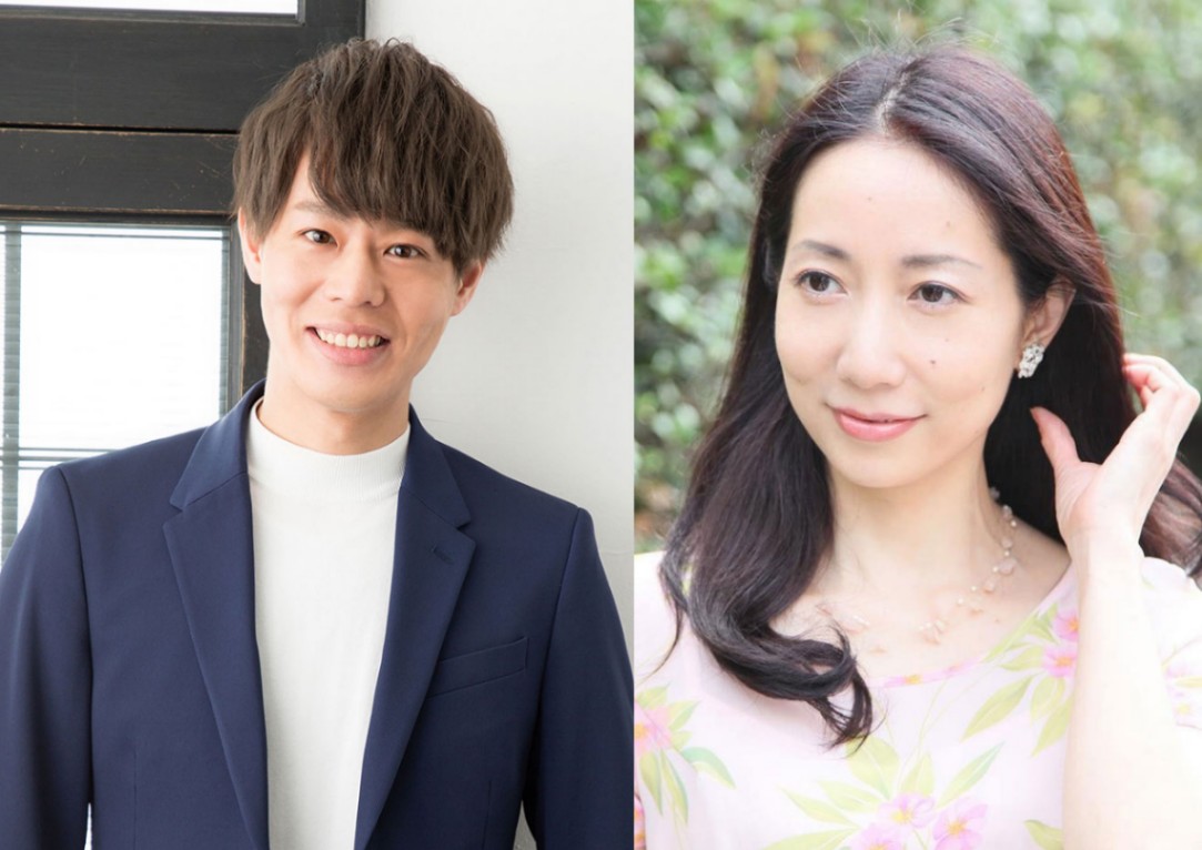 「第20回 声優アワード」で富山敬・高橋和枝賞を受賞した神尾晋一郎さん(左)と佐久間レイさん