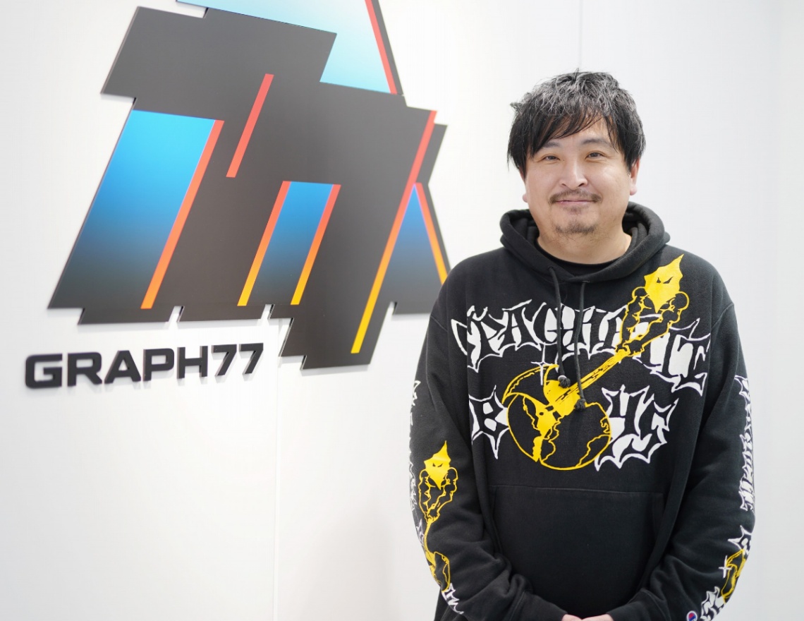 STUDIO GRAPH77の代表を務める松村一人さん