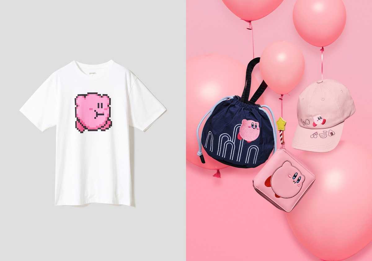 「星のカービィ」と「グラニフ」がコラボしたアイテム（c）Nintendo ／ HAL Laboratory，Inc.