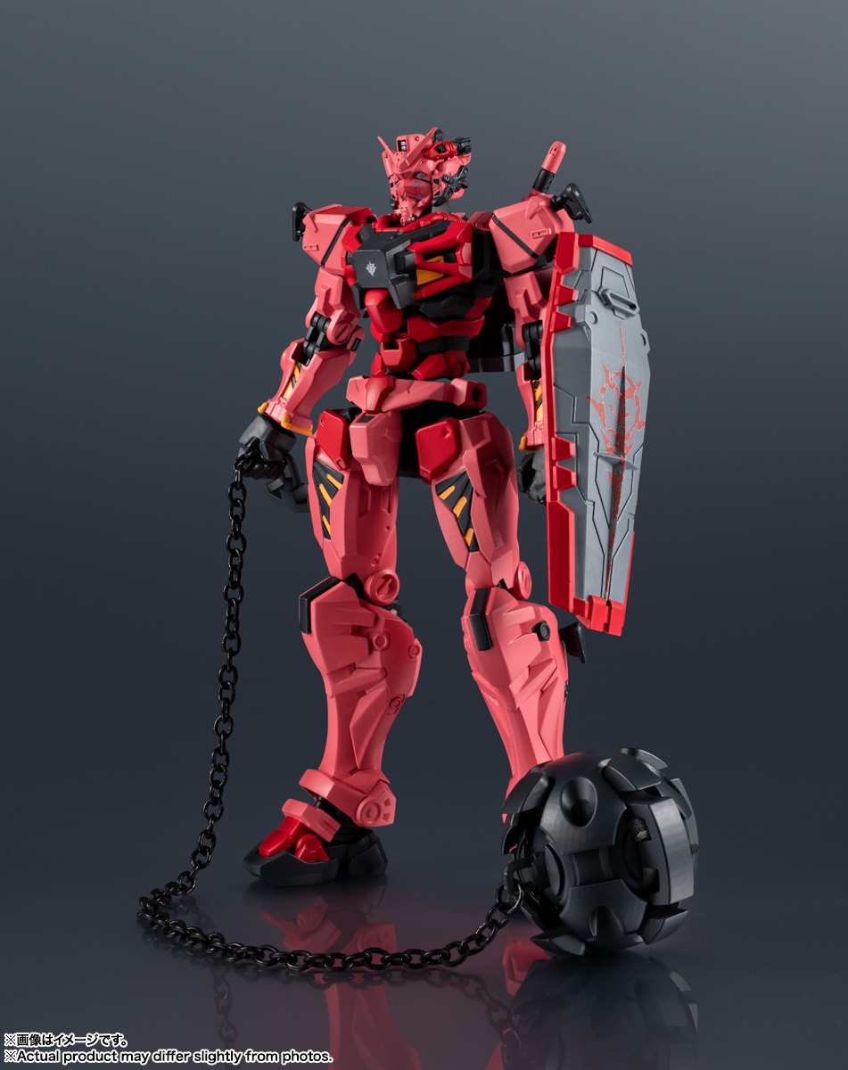 「機動戦士Gundam GQuuuuuuX」の赤いガンダムのフィギュア「GUNDAM UNIVERSE gMS-α RED GUNDAM」（c）創通・サンライズ