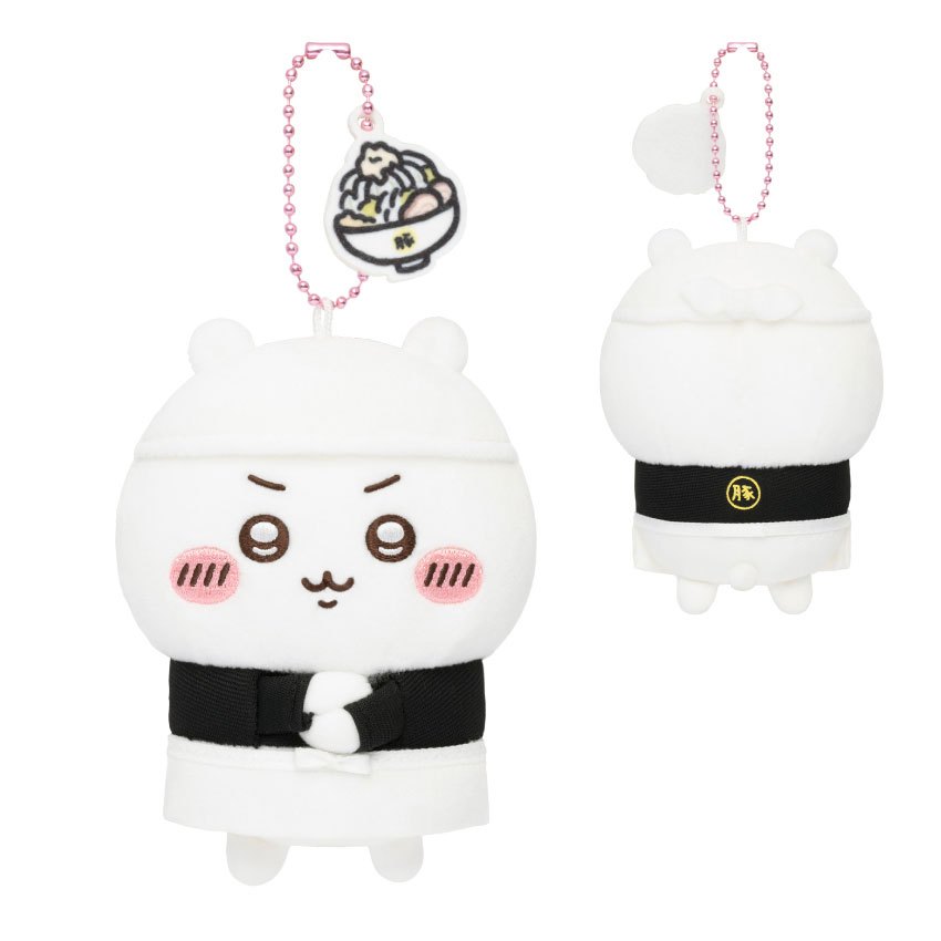 「ちいかわラーメン 豚」のマスコット「店員さんなマスコット （ちいかわ）」（c）nagano